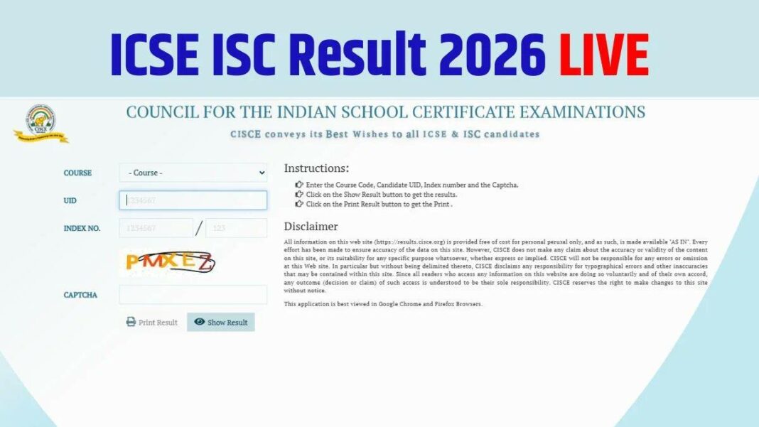CISCE Result 2026: ICSE-ISC में शानदार नतीजे, 99% से ज्यादा छात्र पास, छात्राओं का दबदबा कायम